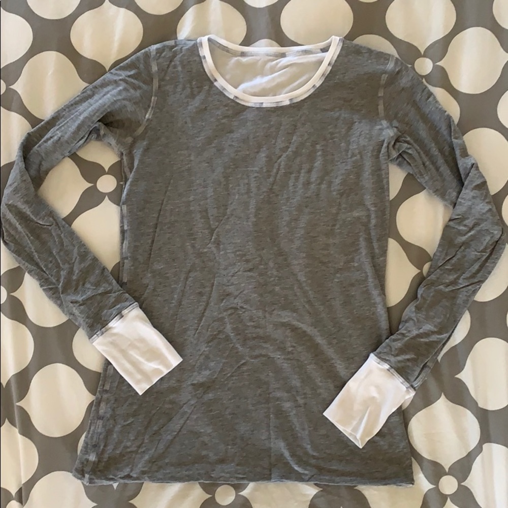 Lululemon reversible long sleeve.